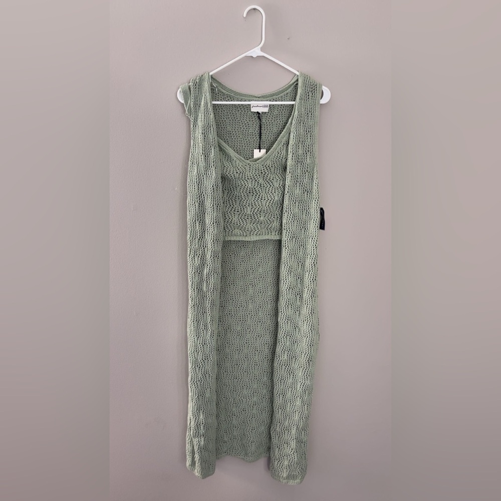Freshman Mint Knit Top
